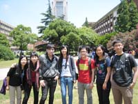 CUHK students participate in the student tour organized by Fudan University